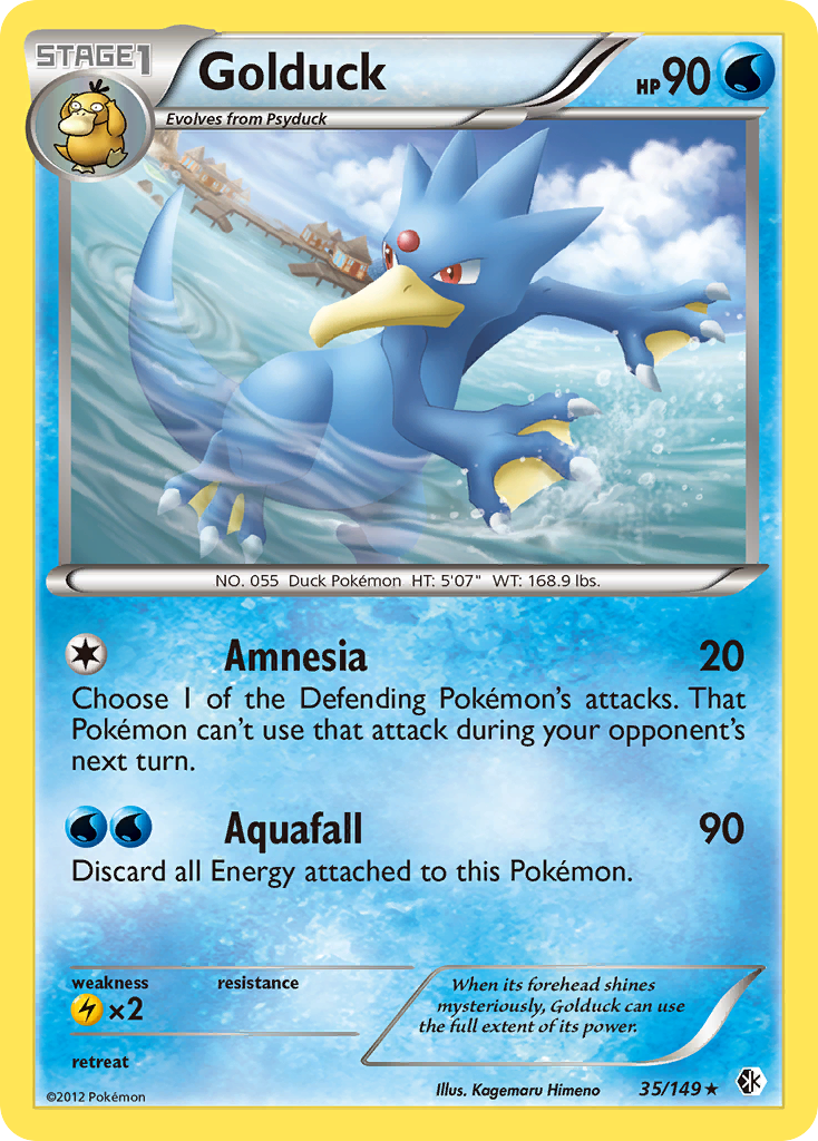 Golduck (35/149) [Black & White: Boundaries Crossed] | Mindsight Gaming