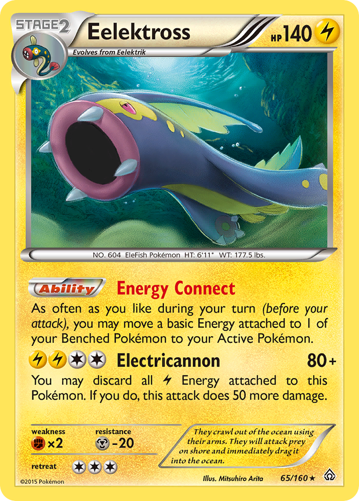 Eelektross (65/160) [XY: Primal Clash] | Mindsight Gaming