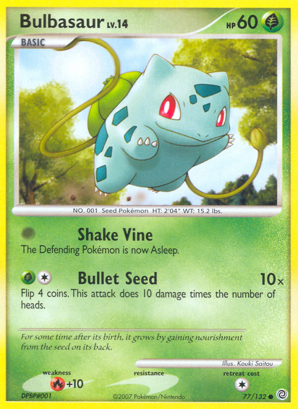 Bulbasaur (77/132) [Diamond & Pearl: Secret Wonders] | Mindsight Gaming