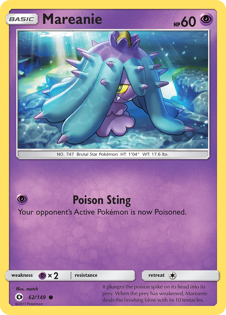 Mareanie (62/149) [Sun & Moon: Base Set] | Mindsight Gaming