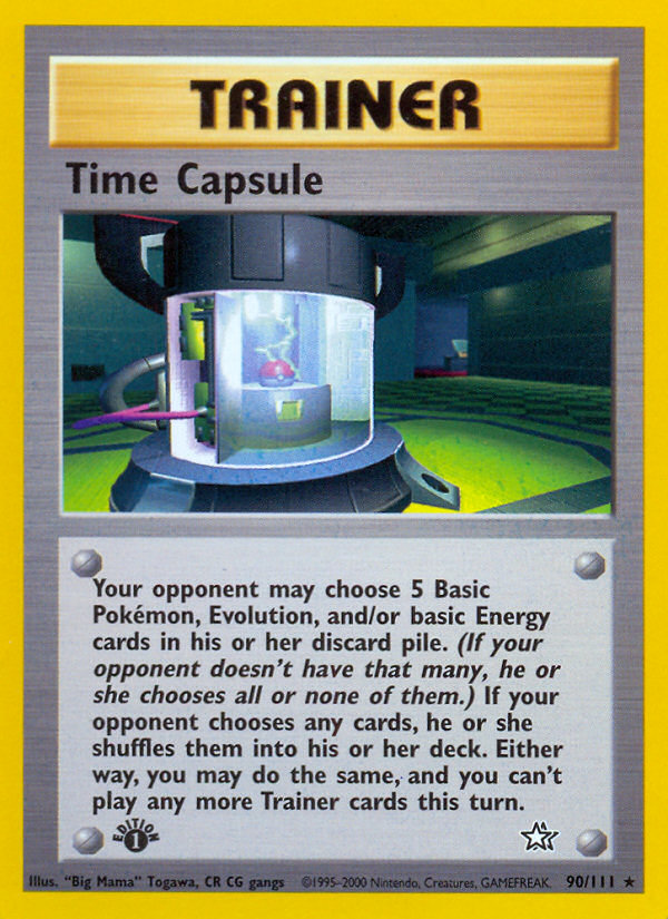 Time Capsule (90/111) [Neo Genesis 1st Edition] | Mindsight Gaming