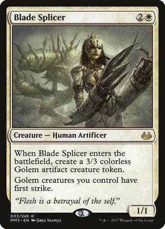 Blade Splicer [Modern Masters 2017] | Mindsight Gaming