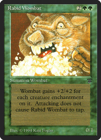 Rabid Wombat [Legends] | Mindsight Gaming