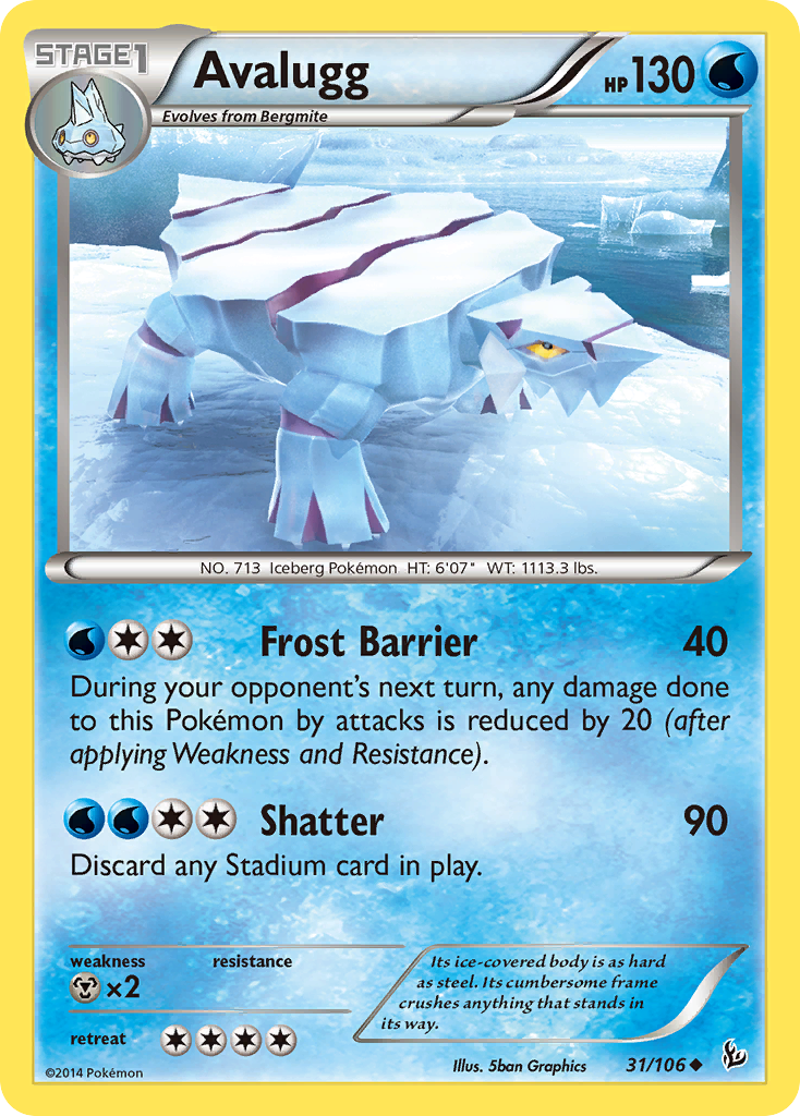 Avalugg (31/106) [XY: Flashfire] | Mindsight Gaming