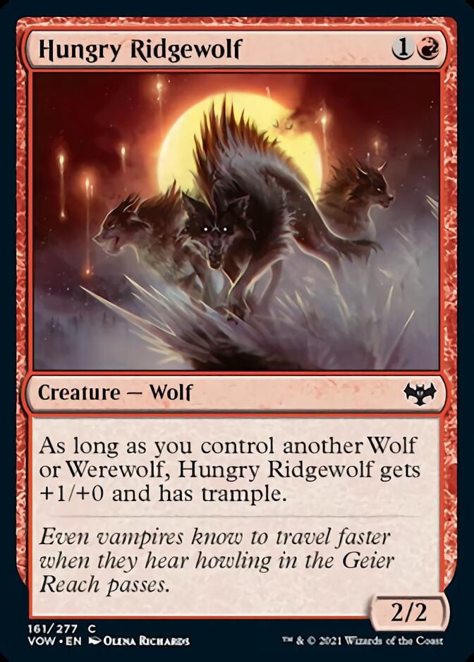 Hungry Ridgewolf [Innistrad: Crimson Vow] | Mindsight Gaming