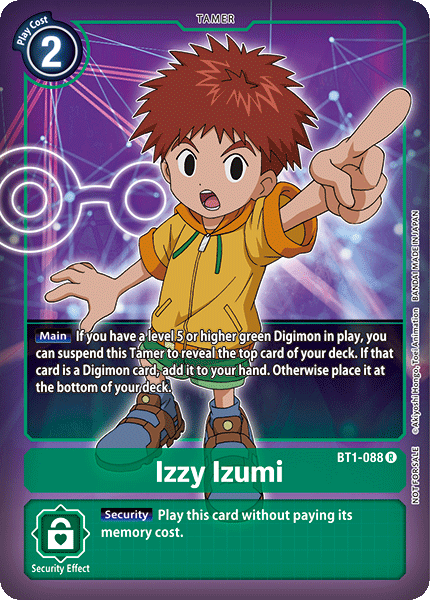 Izzy Izumi [BT1-088] (Buy-A-Box Promo) [Release Special Booster Ver.1.0 Promos] | Mindsight Gaming