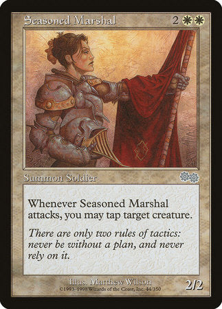 Seasoned Marshal [Urza's Saga] | Mindsight Gaming