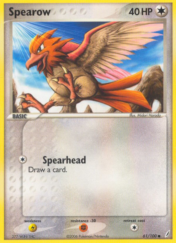 Spearow (61/100) [EX: Crystal Guardians] | Mindsight Gaming