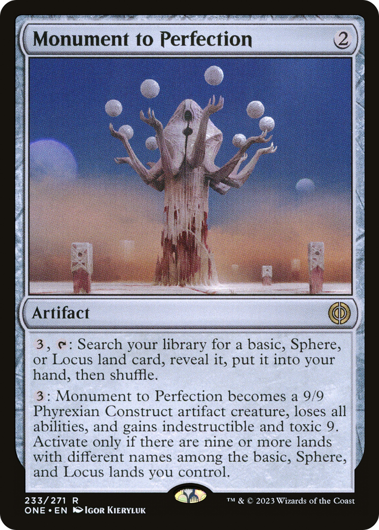 Monument to Perfection [Phyrexia: All Will Be One] | Mindsight Gaming