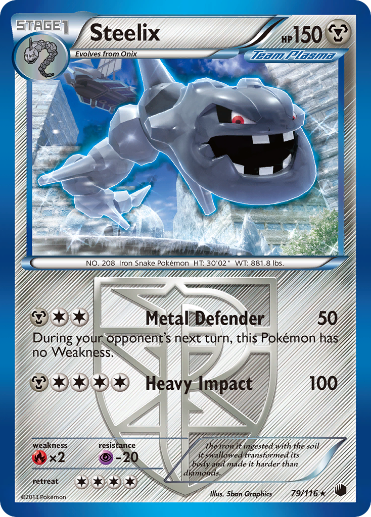 Steelix (79/116) [Black & White: Plasma Freeze] | Mindsight Gaming