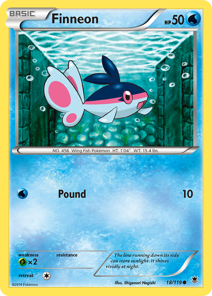 Finneon (18/119) [XY: Phantom Forces] | Mindsight Gaming