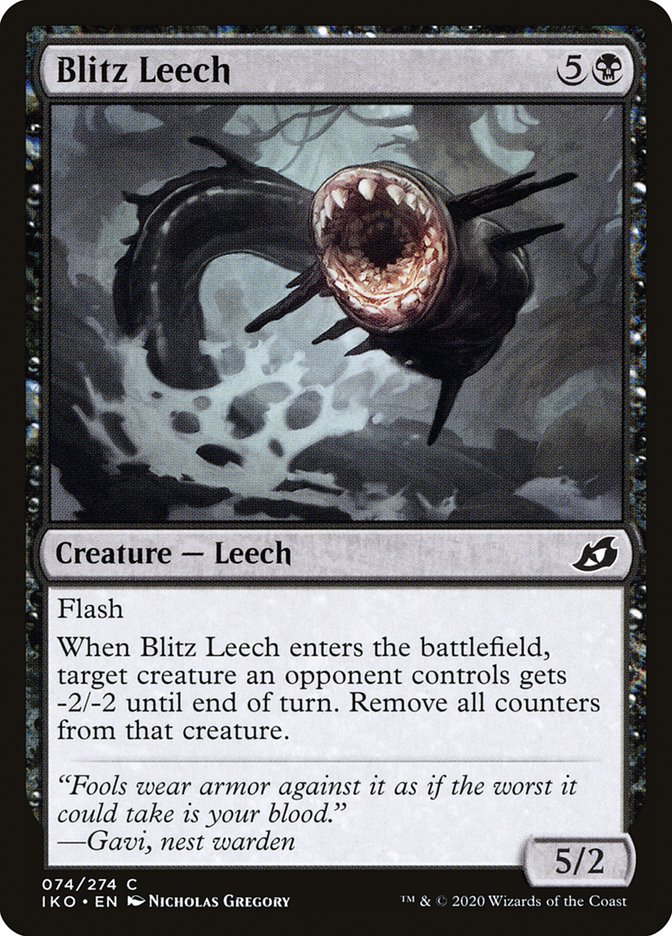 Blitz Leech [Ikoria: Lair of Behemoths] | Mindsight Gaming