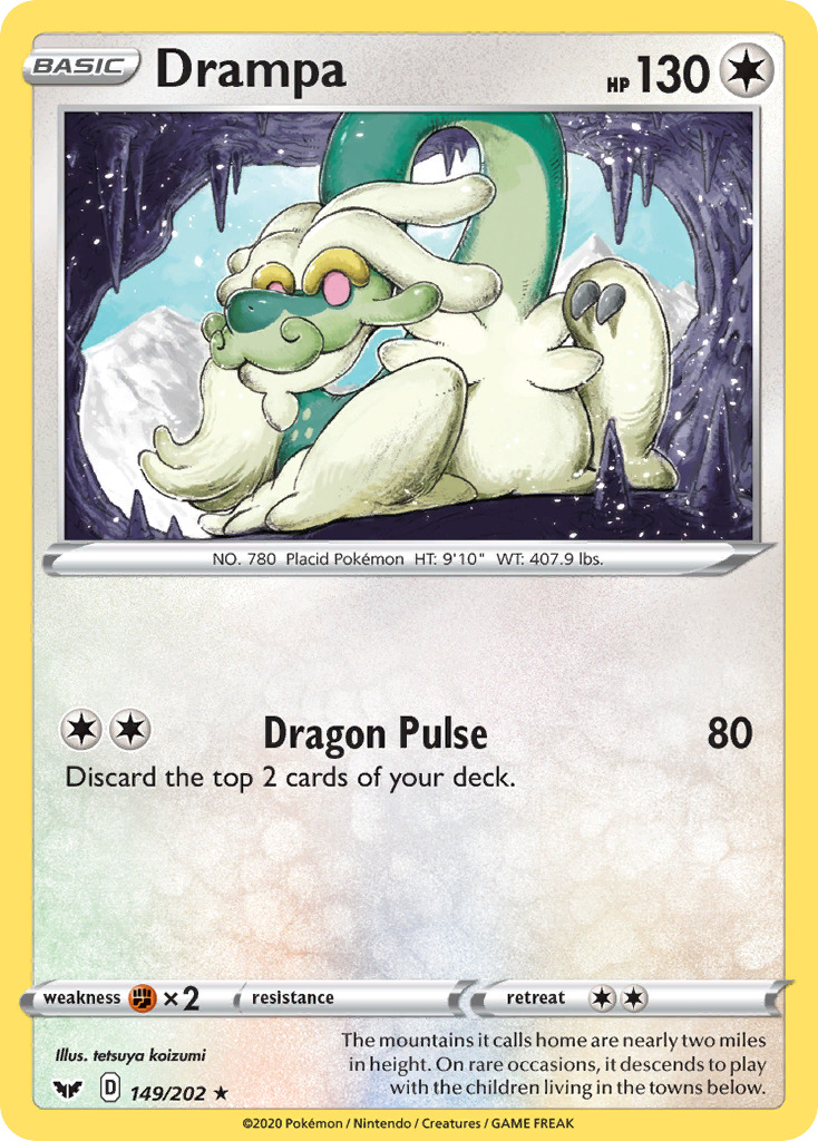 Drampa (149/202) [Sword & Shield: Base Set] | Mindsight Gaming