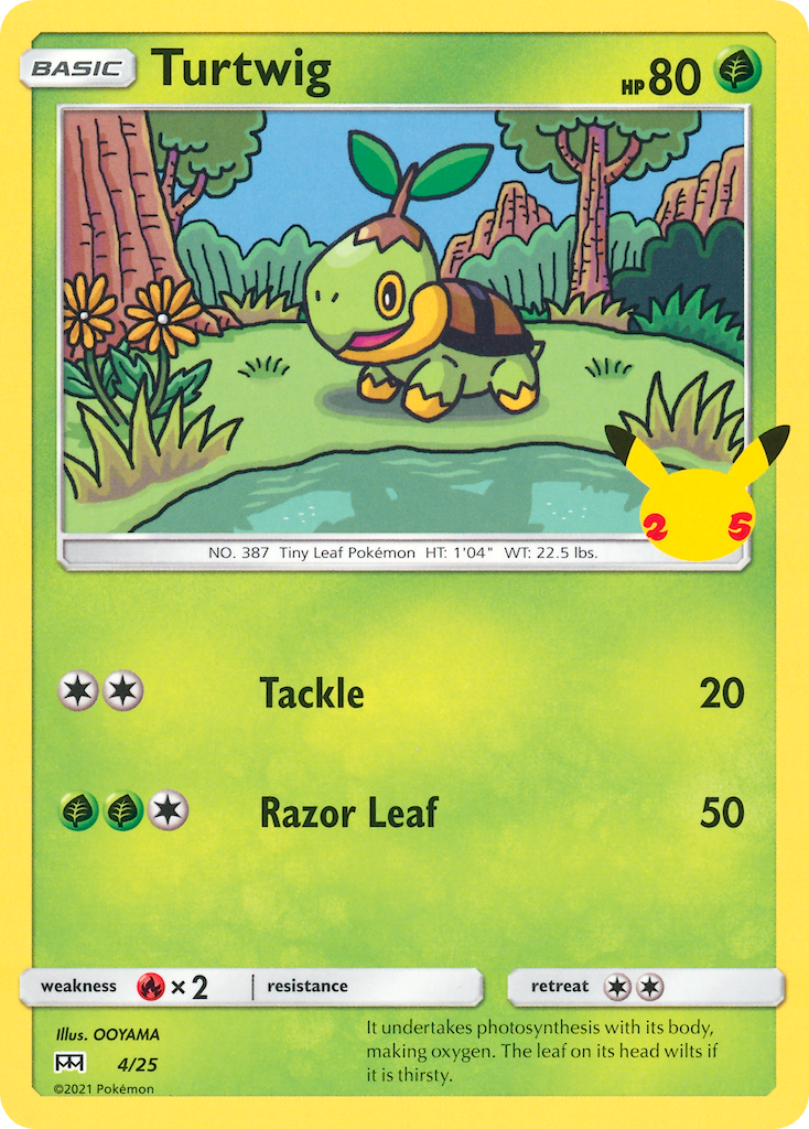 Turtwig (4/25) [McDonald's 25th Anniversary] | Mindsight Gaming