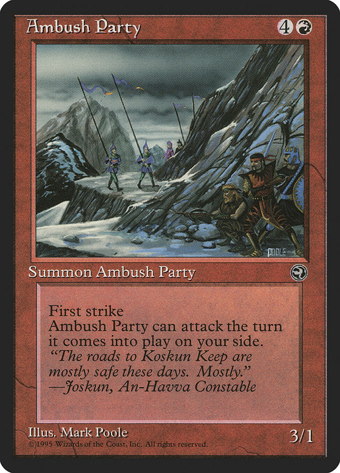 Ambush Party (Joskun Flavor Text) [Homelands] | Mindsight Gaming