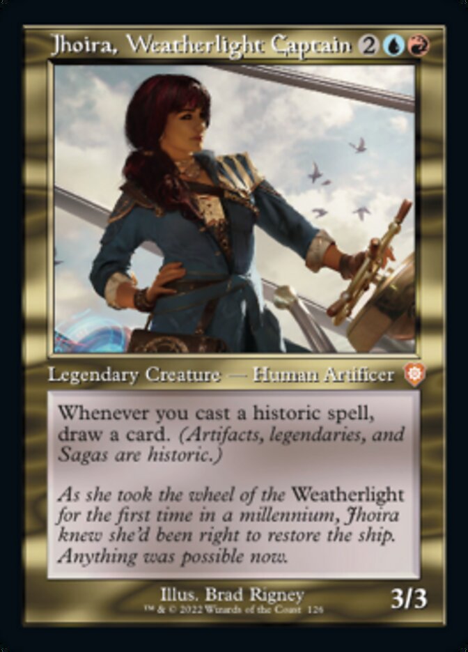 Jhoira, Weatherlight Captain (Retro) [The Brothers' War Commander] | Mindsight Gaming