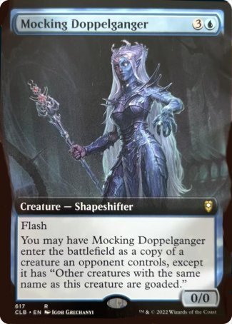 Mocking Doppelganger (Extended Art) [Commander Legends: Battle for Baldur's Gate] | Mindsight Gaming