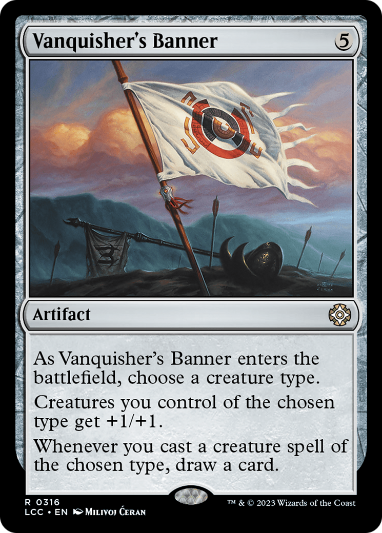 Vanquisher's Banner [The Lost Caverns of Ixalan Commander] | Mindsight Gaming