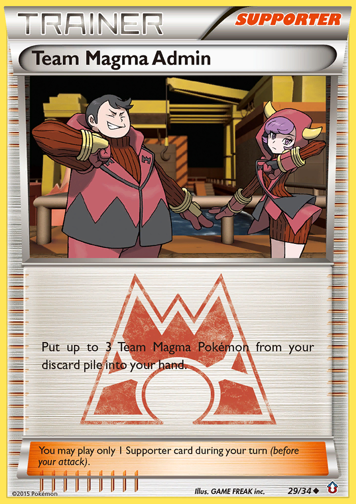 Team Magma Admin (29/34) [XY: Double Crisis] | Mindsight Gaming