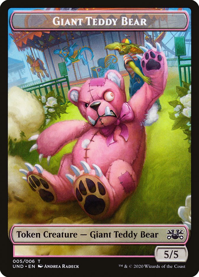 Giant Teddy Bear // Acorn Stash Double-sided Token [Unsanctioned Tokens] | Mindsight Gaming