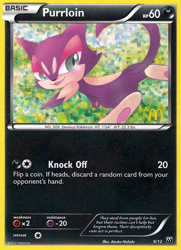 Purrloin (9/12) [McDonald's Promos: 2012 Collection] | Mindsight Gaming