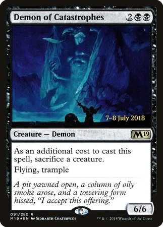 Demon of Catastrophes [Core Set 2019 Promos] | Mindsight Gaming