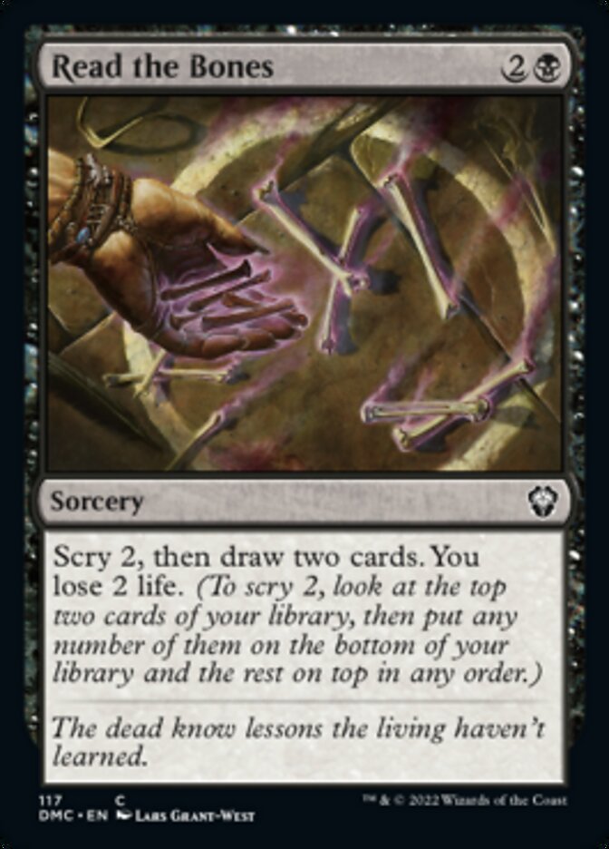 Read the Bones [Dominaria United Commander] | Mindsight Gaming