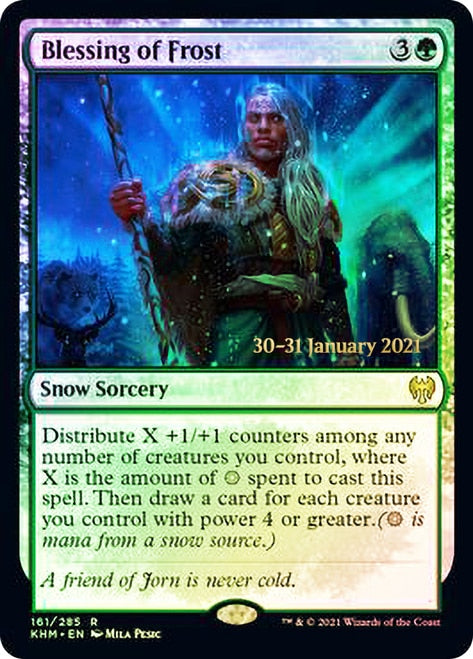 Blessing of Frost  [Kaldheim Prerelease Promos] | Mindsight Gaming