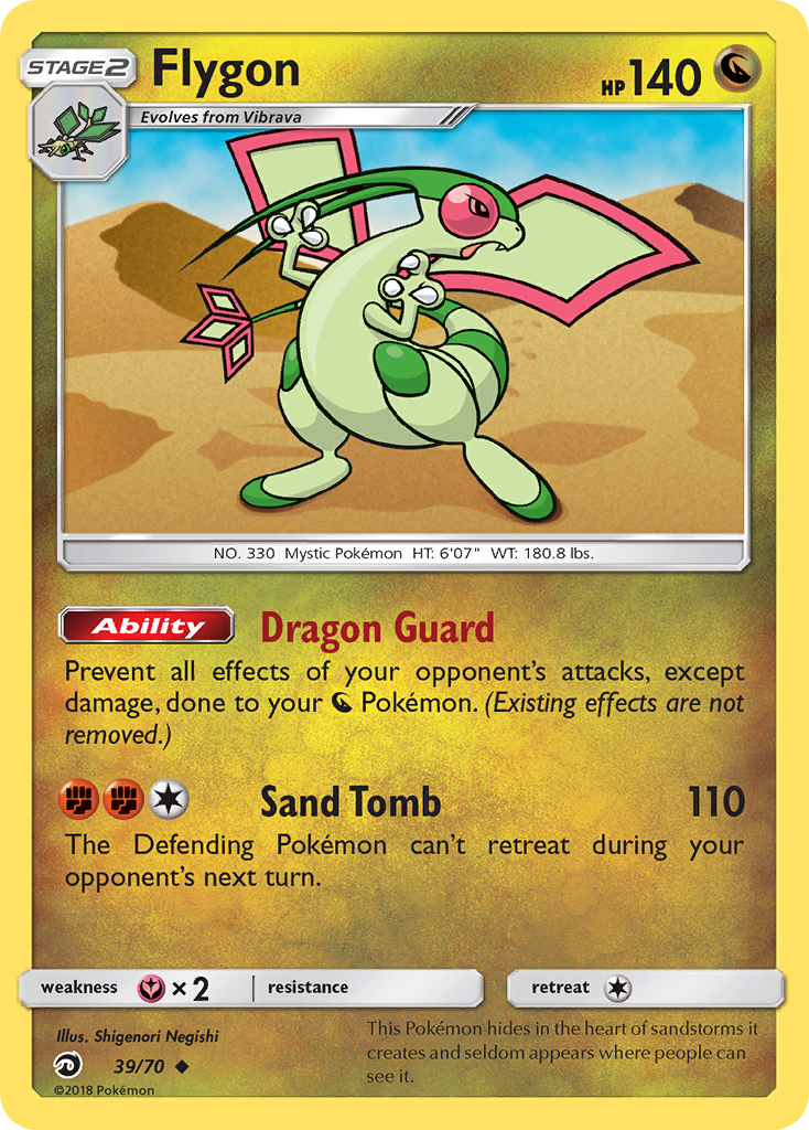 Flygon (39/70) [Sun & Moon: Dragon Majesty] | Mindsight Gaming