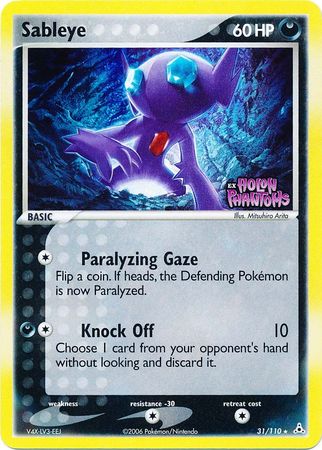 Sableye (31/110) (Stamped) [EX: Holon Phantoms] | Mindsight Gaming