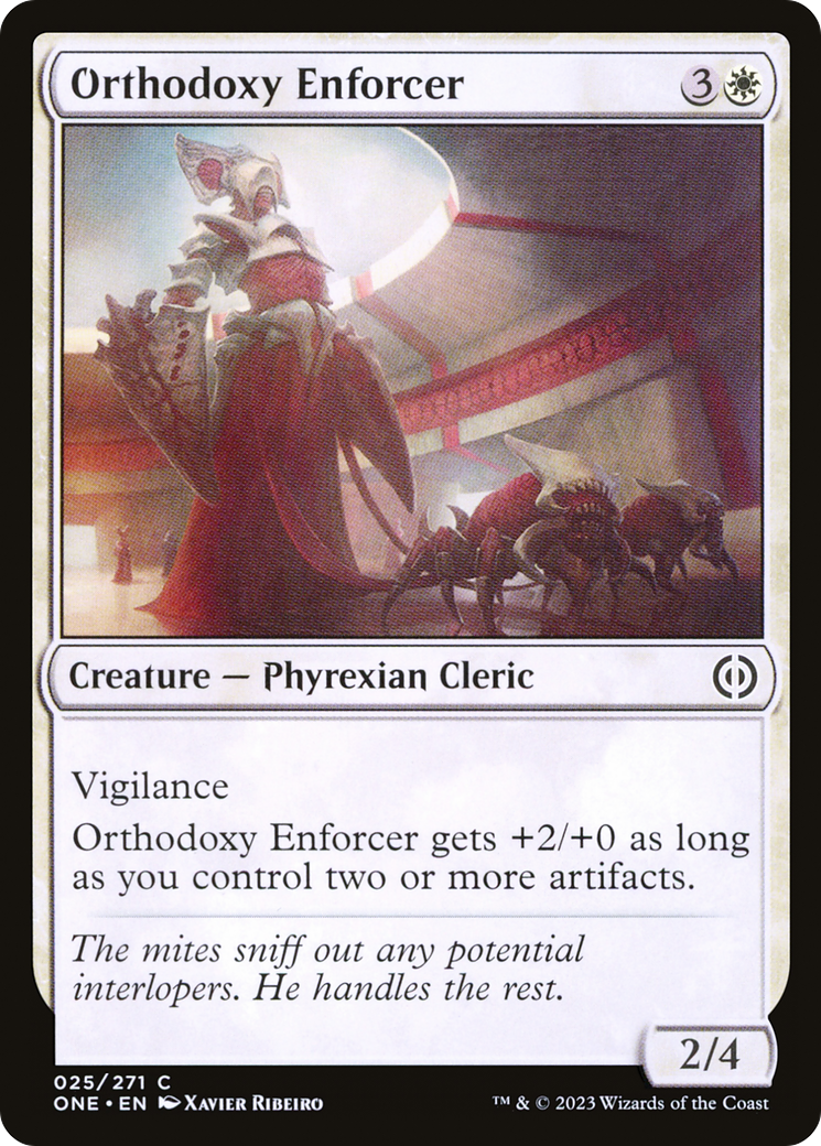 Orthodoxy Enforcer [Phyrexia: All Will Be One] | Mindsight Gaming