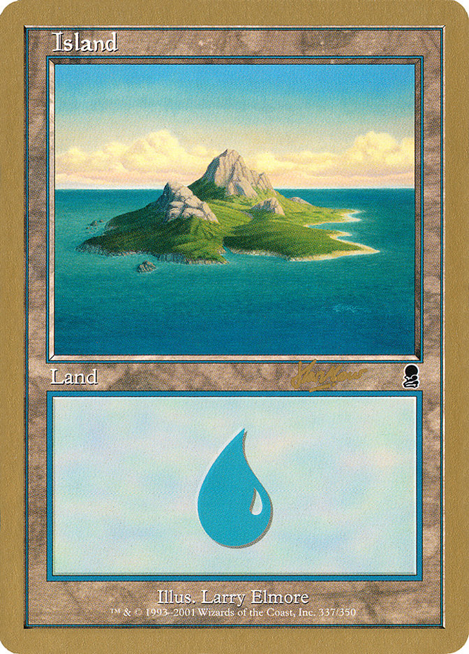 Island (shh337) (Sim Han How) [World Championship Decks 2002] | Mindsight Gaming