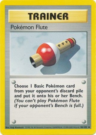 Pokemon Flute (86/102) [Base Set Unlimited] | Mindsight Gaming