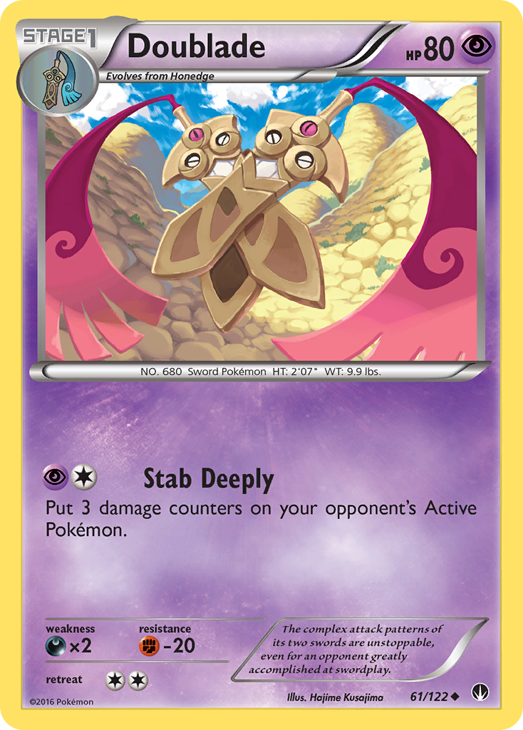 Doublade (61/122) [XY: BREAKpoint] | Mindsight Gaming