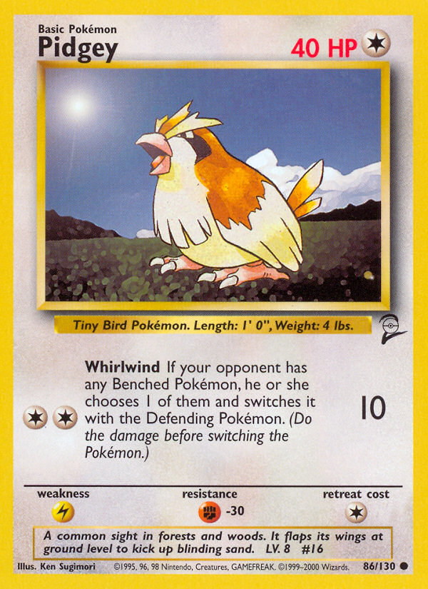 Pidgey (86/130) [Base Set 2] | Mindsight Gaming