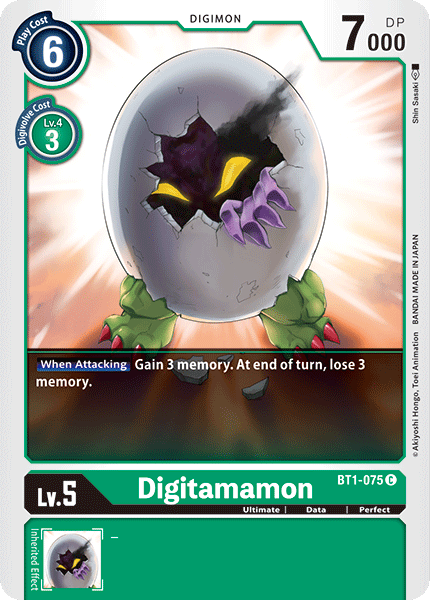 Digitamamon [BT1-075] [Release Special Booster Ver.1.0] | Mindsight Gaming