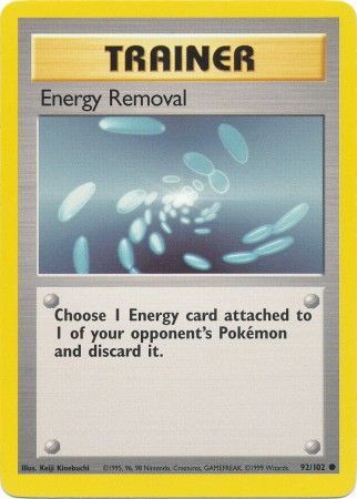 Energy Removal (92/102) [Base Set Unlimited] | Mindsight Gaming