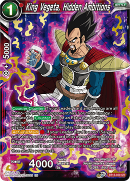 King Vegeta, Hidden Ambitions (Super Rare) [BT13-020] | Mindsight Gaming