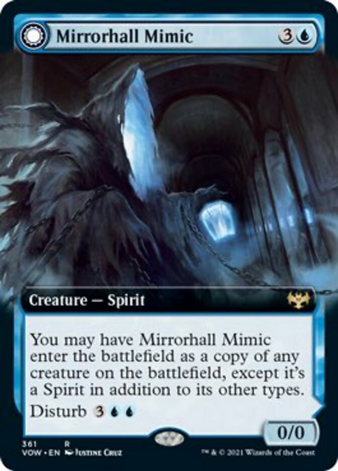 Mirrorhall Mimic // Ghastly Mimicry (Extended) [Innistrad: Crimson Vow] | Mindsight Gaming