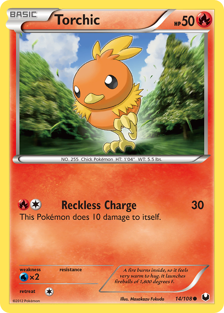 Torchic (14/108) [Black & White: Dark Explorers] | Mindsight Gaming