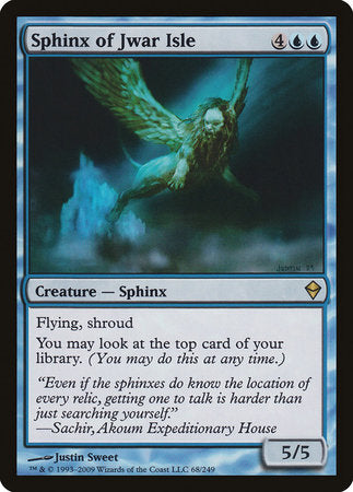 Sphinx of Jwar Isle [Zendikar] | Mindsight Gaming