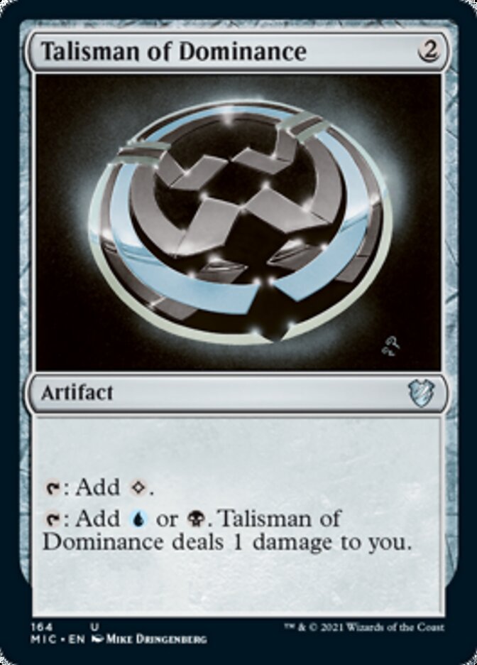 Talisman of Dominance [Innistrad: Midnight Hunt Commander] | Mindsight Gaming