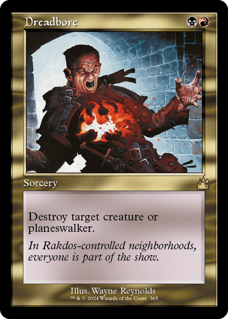 Dreadbore (Retro Frame) [Ravnica Remastered] | Mindsight Gaming