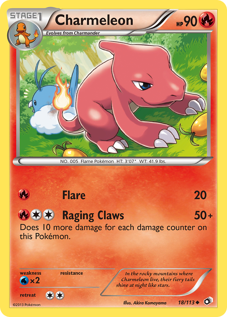 Charmeleon (18/113) [Black & White: Legendary Treasures] | Mindsight Gaming