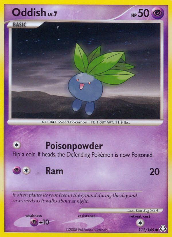 Oddish (112/146) [Diamond & Pearl: Legends Awakened] | Mindsight Gaming