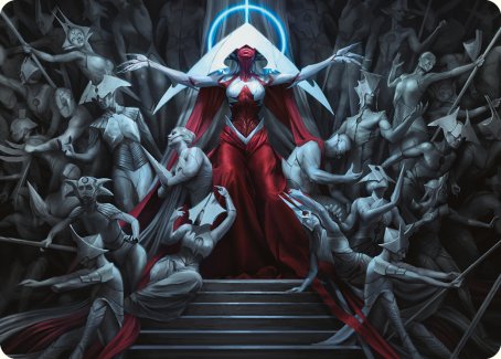 Elesh Norn, Mother of Machines Art Card [Phyrexia: All Will Be One Art Series] | Mindsight Gaming