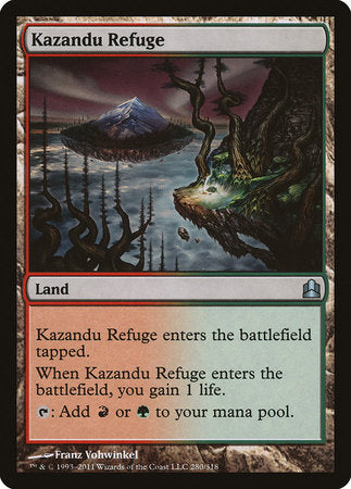 Kazandu Refuge [Commander 2011] | Mindsight Gaming