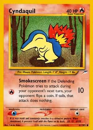 Cyndaquil (61/105) [Neo Destiny Unlimited] | Mindsight Gaming