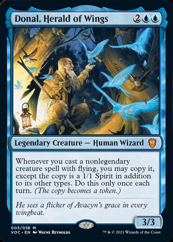 Donal, Herald of Wings [Innistrad: Crimson Vow Commander] | Mindsight Gaming