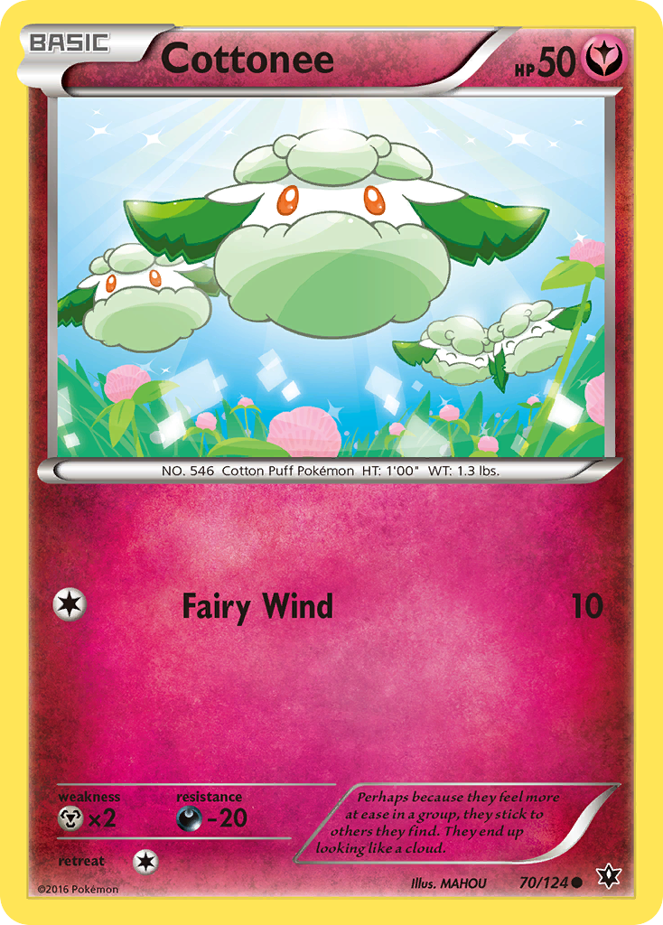 Cottonee (70/124) [XY: Fates Collide] | Mindsight Gaming